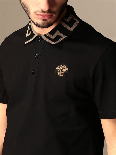 versace collection polo shirt sale|authentic Versace shirt.